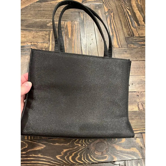 Giorgio Beverley Hills Black Top Handle Purse Y2K Classic Clueless Neutral Cute - Picture 4 of 9
